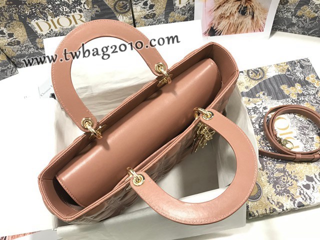 Dior专柜新款迪奥顶级原单Lady七格羊皮翻盖手提女包 djfk1120